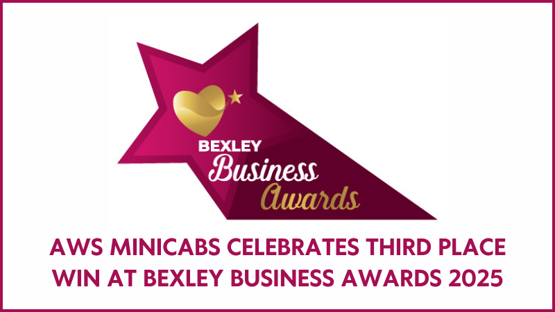 AWS Minicabs Celebrates Third Place Win at Bexley Business Awards 2025